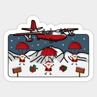 Santa Claus Around The World Sticker